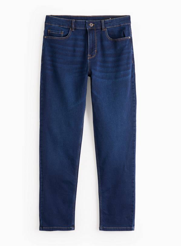 Dark Denim Ultimate Comfort Straight Leg Jeans 30R